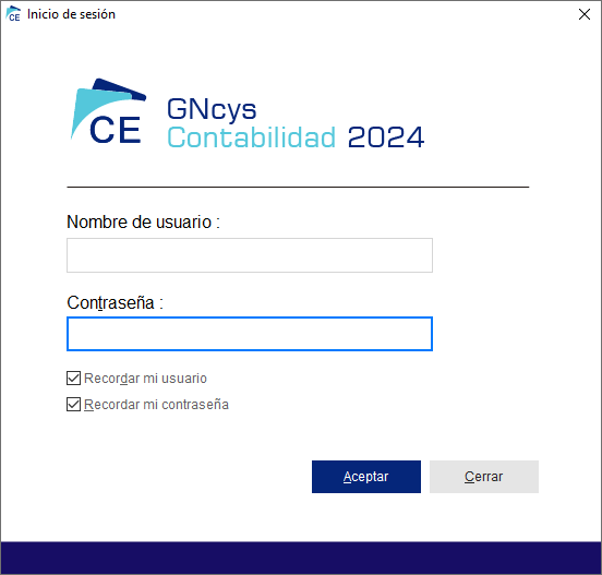 Inicio de sesión - GNcys Contabilidad