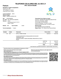 Formato FX - Factura Electrónica - CFDI (Anexo 20 Versión 3.3)