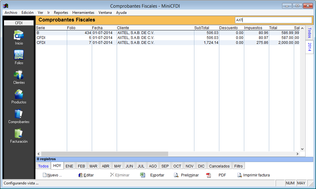Comprobantes Fiscales
